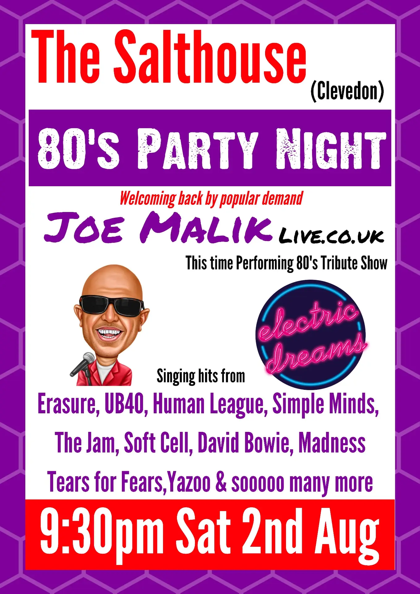 Joe Malik 80's Party Night